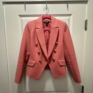 Pink Wool Blazer